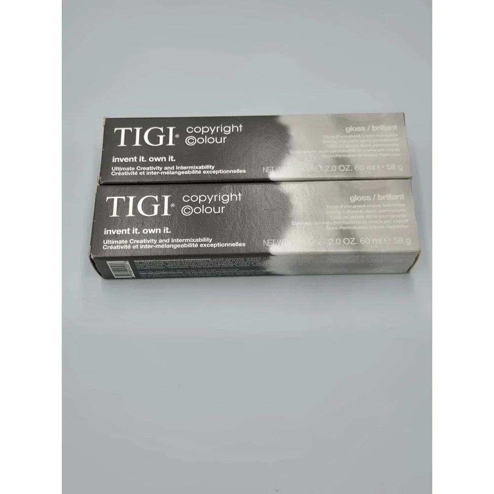 TIGI Copyright Colour 00 Clear Gloss/Brilliant‎  Lot Of 2 2oz